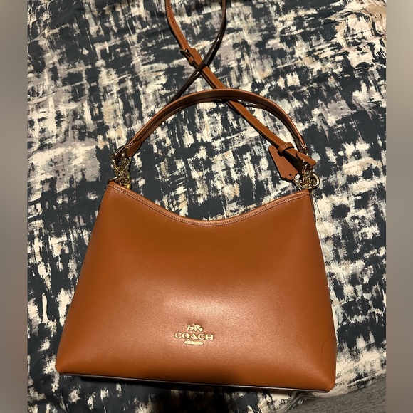 Coach Tan Leather Laurel Shoulder Bag - Picture 4 of 4